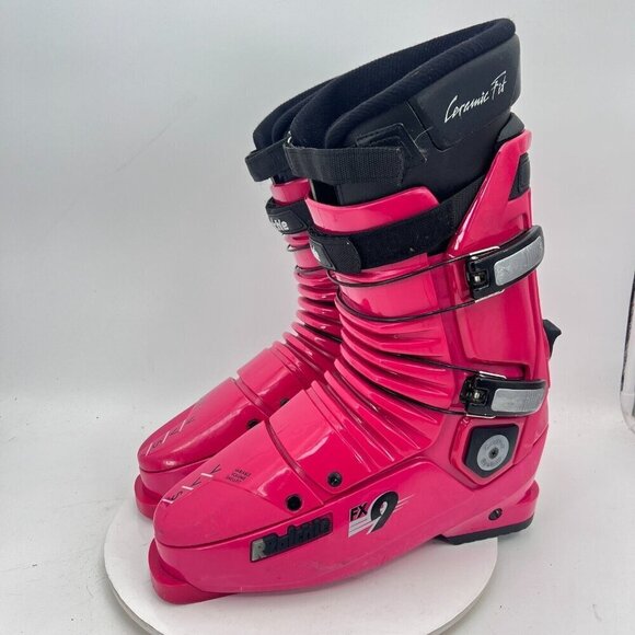 Raichle Fx9 Ceramic Fit Men Size 12 Red Black Variable Volume Shellfit Ski Boot - Picture 1 of 16